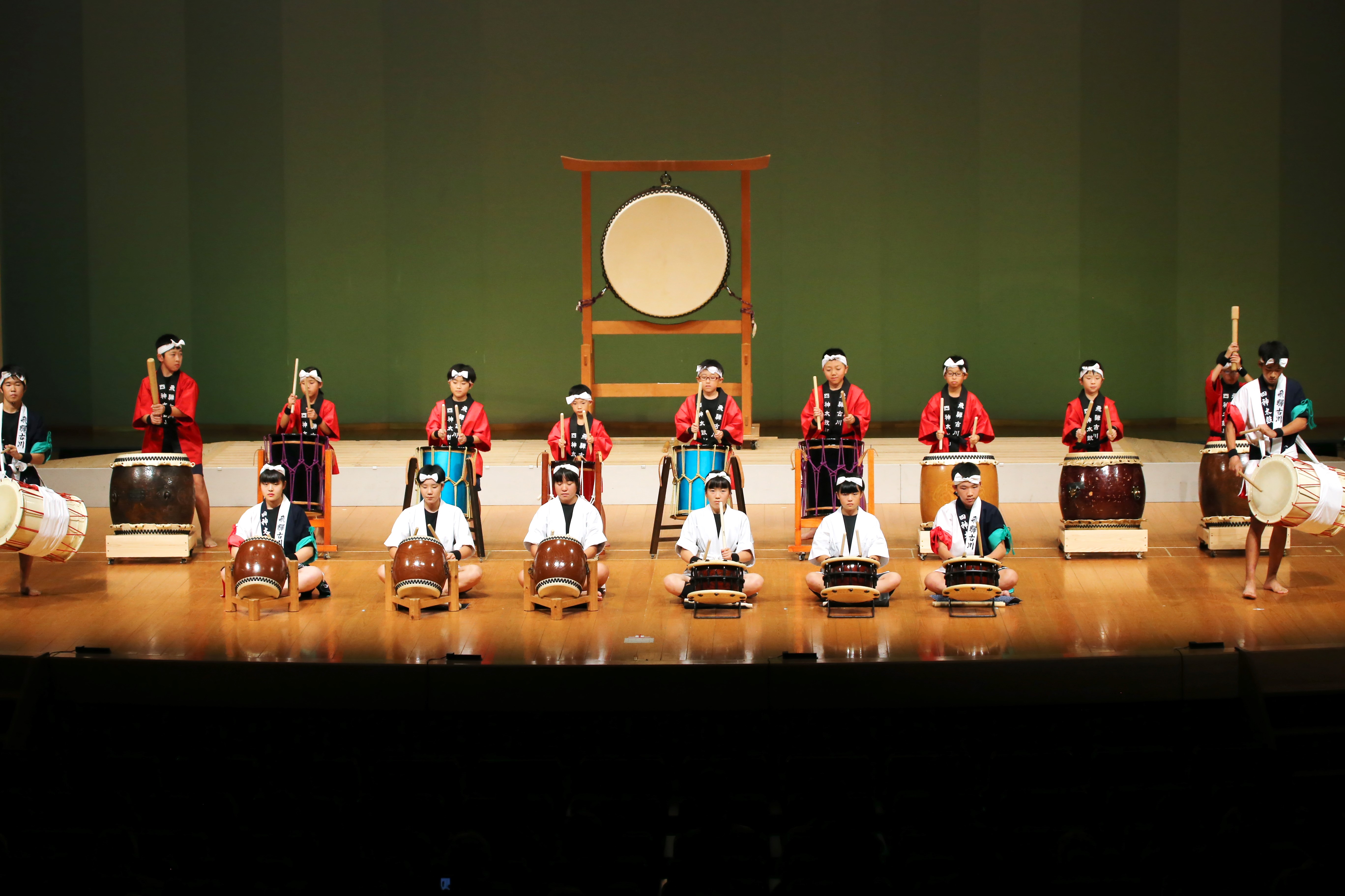 3　飛騨古川四神太鼓ジュニア（和太鼓）：飛騨市の画像